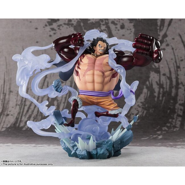 One Piece FiguartsZERO PVC-Statue Extra Battle Monkey D. Luffy Gear 4 Kampf der Monster auf Onigashima 21 cm