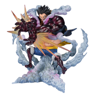 Bandai Tamashii Nations One Piece FiguartsZERO PVC-Statue Monkey D. Luffy Gear 4 Leo Bazooka Neuauflage 18 cm