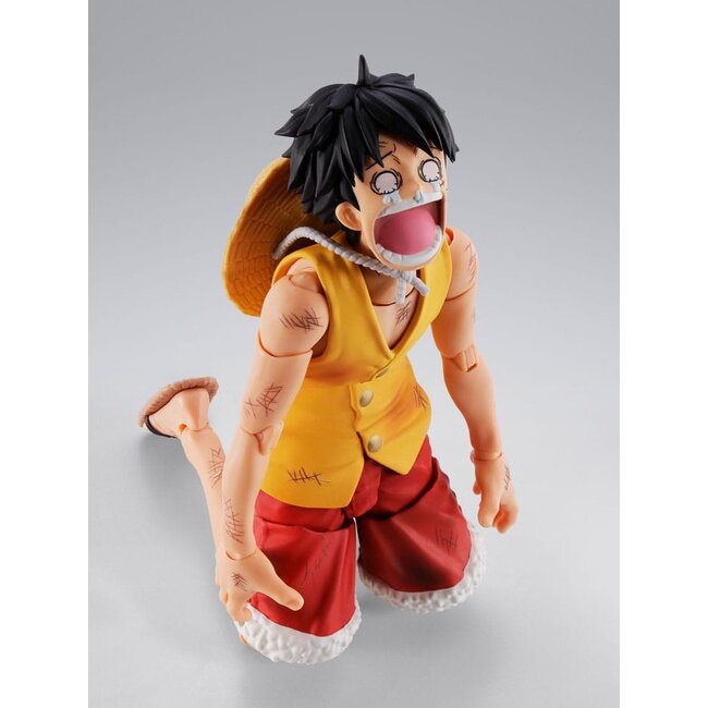One Piece SHFiguarts Actionfigur Monkey D. Luffy Marineford 15 cm