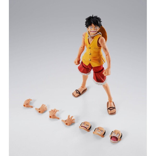 One Piece SHFiguarts Actionfigur Monkey D. Luffy Marineford 15 cm