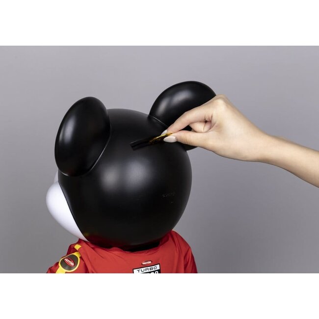 Mickey und seine Freunde Vinyl-Spardose SYAKING-BANG!! Funktionelle Figur Rennwagen Micky 48 cm