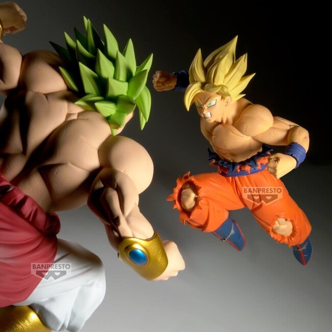 Dragon Ball Z Match Makers PVC-Figur Super Saiyan Son Goku vs. Broly Ver. A Super Saiyan Son Goku 13 cm