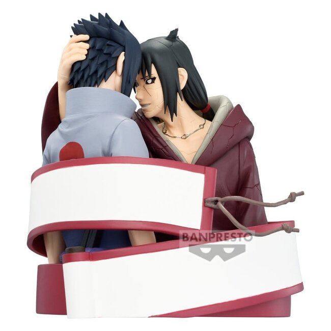 Naruto Shippuden Portrelic PVC Figur Sasuke Uchiha & Itachi Uchiha 12 cm