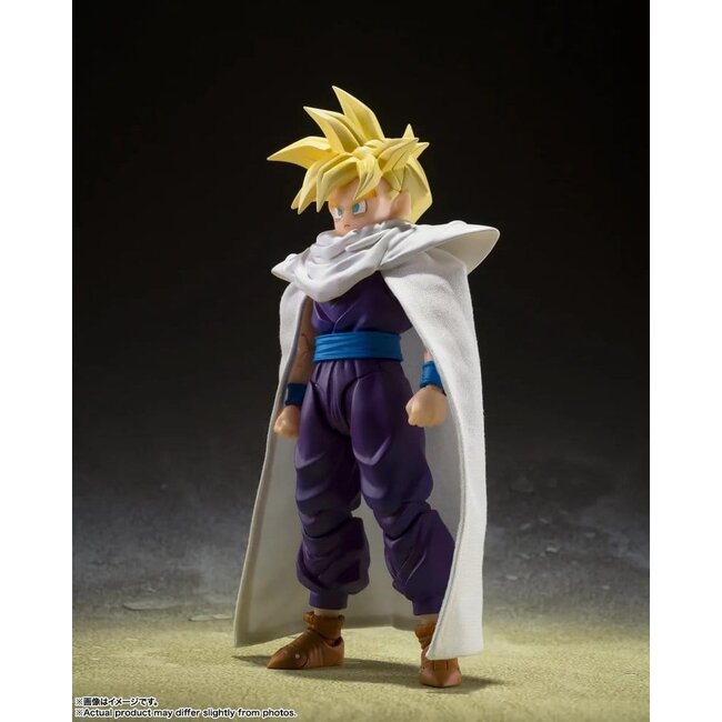 Dragon Ball Z SHFiguarts Actionfigur Super Saiyan Son Gohan – Der Kämpfer, der Goku übertraf – 11 cm