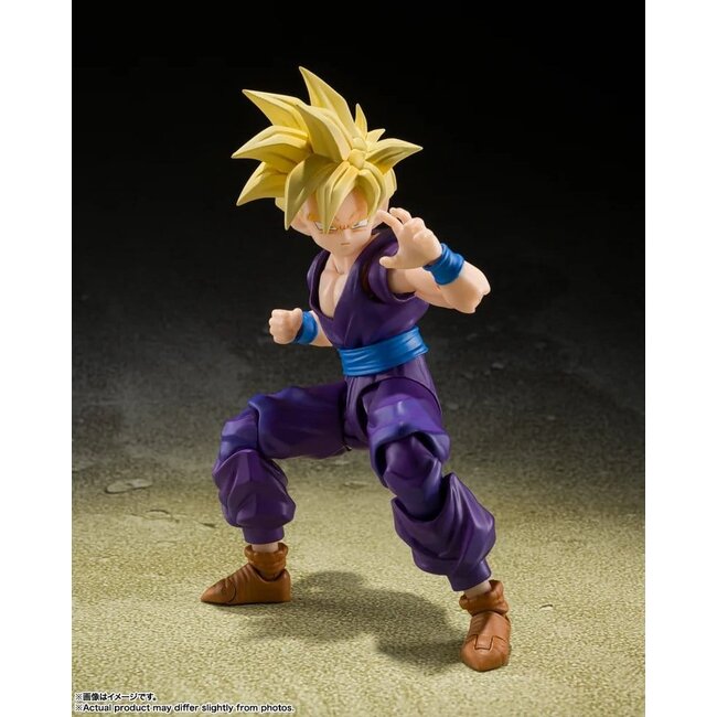 Dragon Ball Z SHFiguarts Actionfigur Super Saiyan Son Gohan – Der Kämpfer, der Goku übertraf – 11 cm
