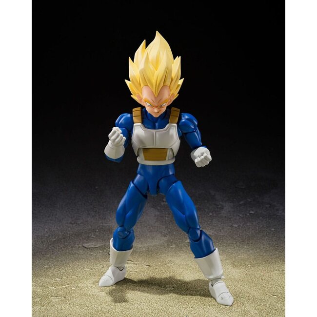 Dragon Ball Z SHFiguarts Actionfigur Super Saiyan Vegeta (Gefährlicher Stolz) 14 cm