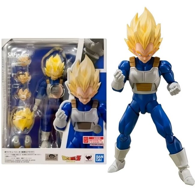 Dragon Ball Z S.H.Figuarts Action Figure Super Saiyan Vegeta (Dangerous Pride) 14 cm