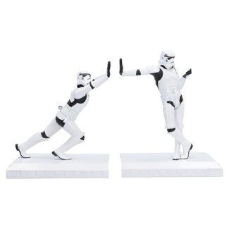Nemesis Now Originale Stormtrooper-Buchstützen „Fleißig am Arbeiten“ (19 cm)
