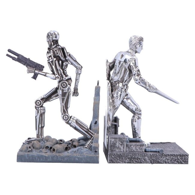 Terminator 2 Buchstützen T-1000 vs. T-800 19 cm