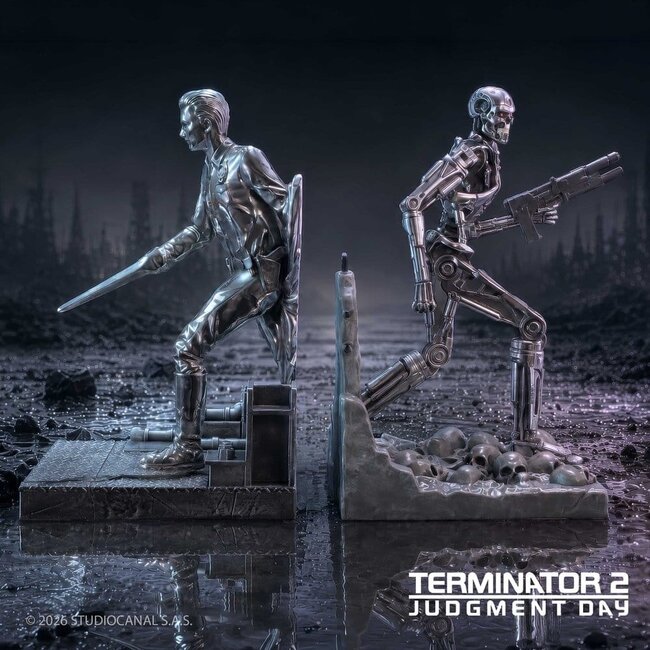 Terminator 2 Bookends T-1000 vs T-800 19 cm