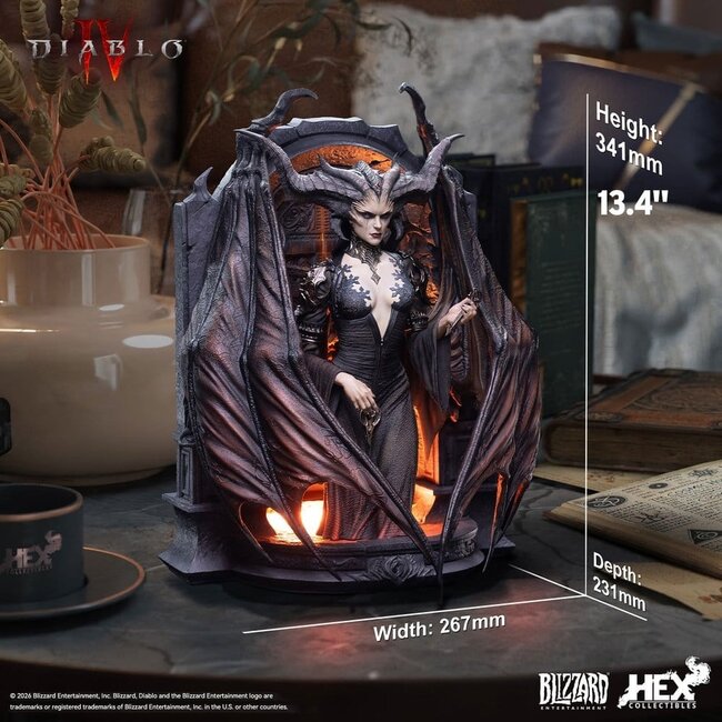 Diablo IV Kunststatue Lilith 34 cm