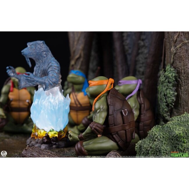 Teenage Mutant Ninja Turtles (Movie Moments) Mini Scale Diorama Splinter's Spirit 36 cm