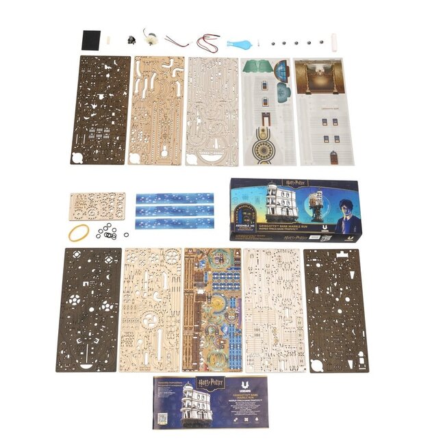 Harry Potter 3D Wooden Puzzle Gringotts Bank Marble Run