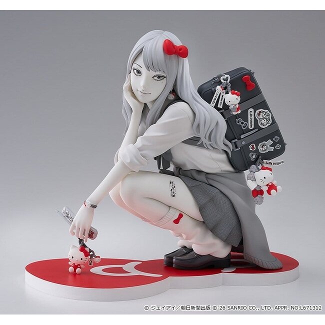 Junji Ito PVC Figur Gyaru Tomie x Hello Kitty 14 cm