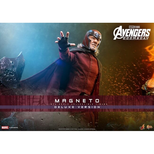 Avengers: Doomsday – Film-Meisterwerk-Actionfigur 1/6 Magneto (Deluxe-Version) 30 cm