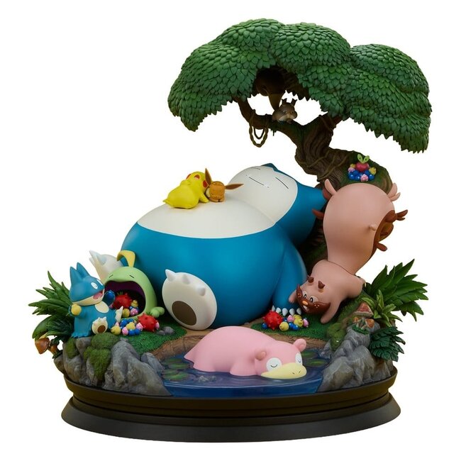 Pokémon-Diorama Relaxo 33 cm