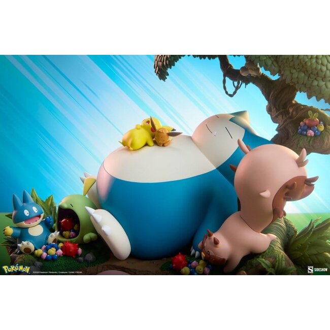 Pokémon-Diorama Relaxo 33 cm