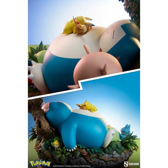 Pokémon-Diorama Relaxo 33 cm
