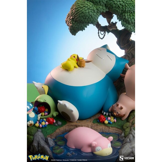 Pokémon-Diorama Relaxo 33 cm