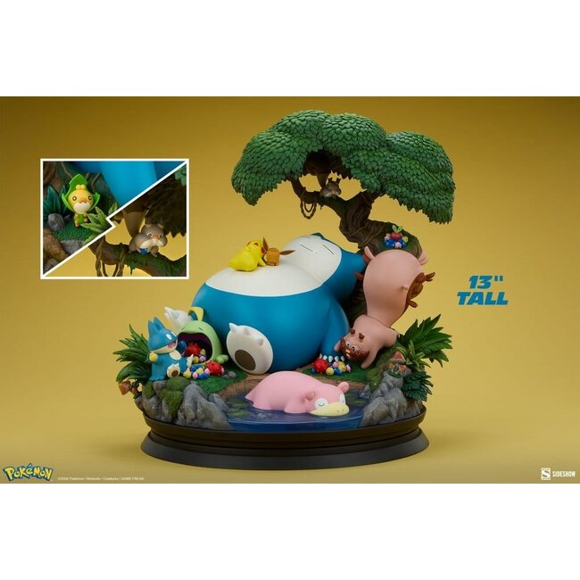 Pokémon Diorama Snorlax 33 cm
