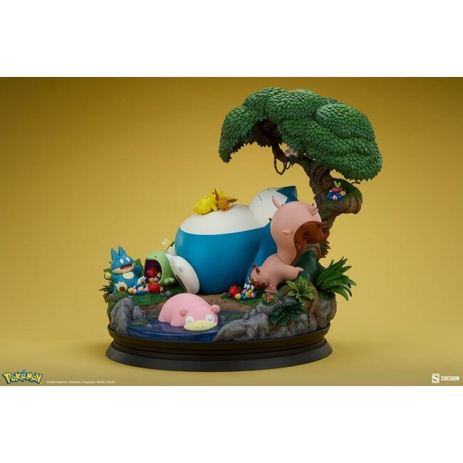 Pokémon-Diorama Relaxo 33 cm