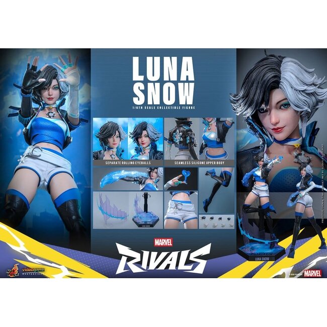 Marvel Rivals Videospiel-Meisterwerk-Actionfigur 1/6 Luna Snow 28 cm