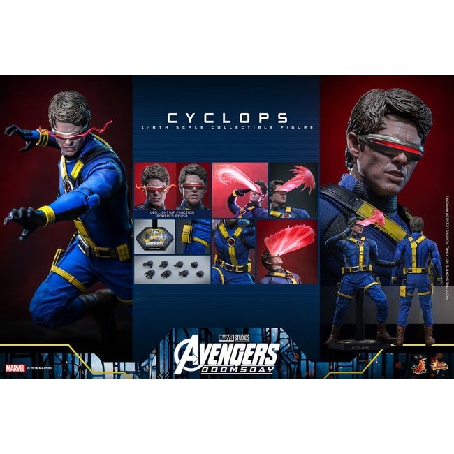 Avengers: Doomsday – Film-Meisterwerk-Actionfigur 1/6 Cyclops 30 cm