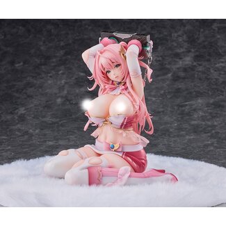 Hotvenus With the Snap of My Fingers, Forced Ovulation Hypnosis Statue 1/5 Marble, the Heroine of Justice DX Ver. 19 cm