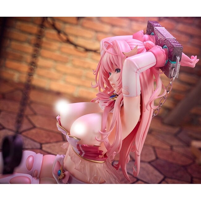 With the Snap of My Fingers, Forced Ovulation Hypnosis Statue 1/5 Marble, the Heroine of Justice DX Ver. 19 cm