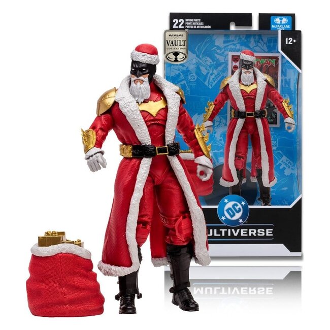 DC Multiverse McFarlane Vault Collection Action Figure Batman (Red Santa Suit) 18 cm