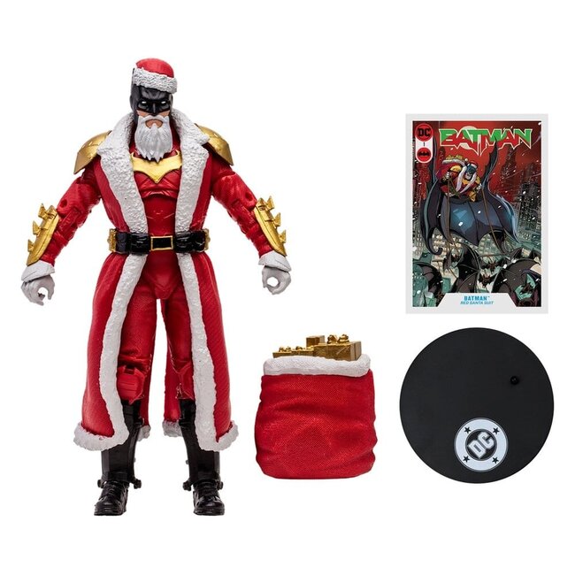DC Multiverse McFarlane Vault Collection Action Figure Batman (Red Santa Suit) 18 cm
