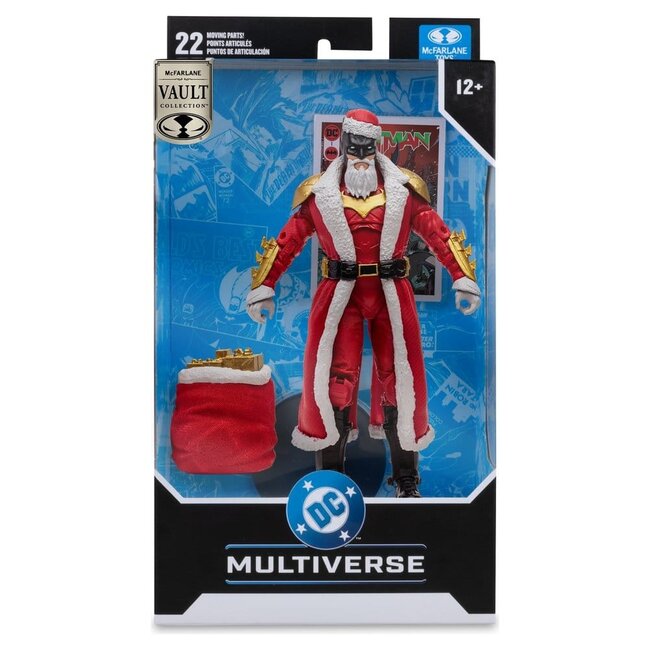 DC Multiverse McFarlane Vault Collection Actionfigur Batman (Roter Weihnachtsmannanzug) 18 cm