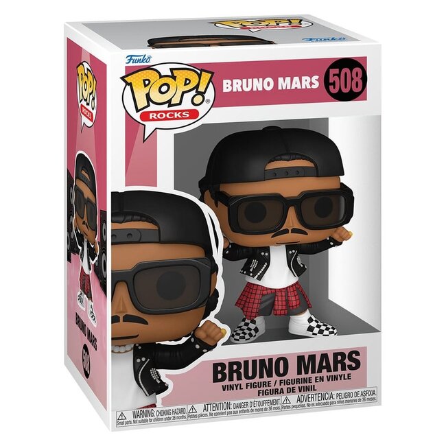 Bruno Mars POP! Rocks Vinylfigur (APT.) 9 cm