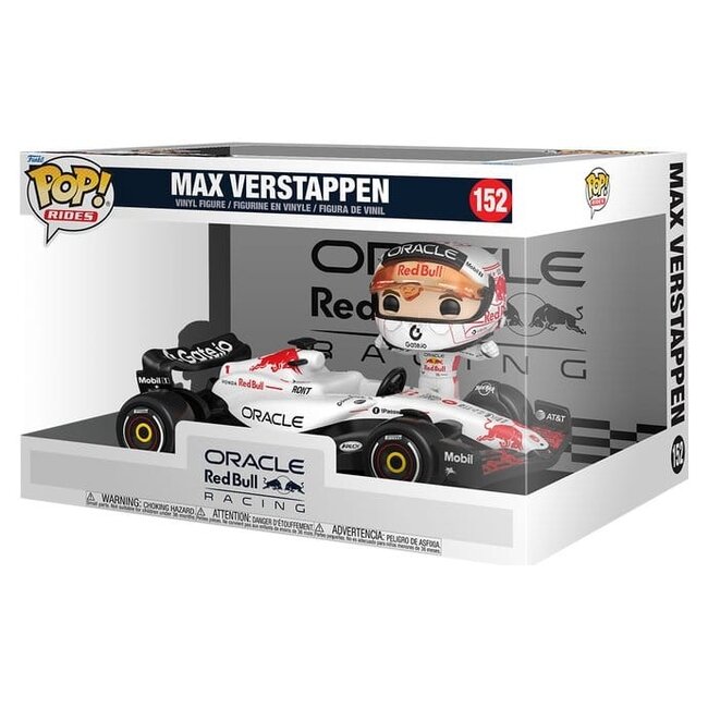 Formel 1 POP! Rides Super Deluxe Vinylfigur Verstappen (Weiß) 15 cm