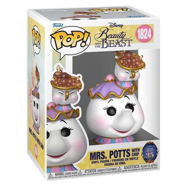 Die Schöne und das Biest POP! Disney Vinylfigur Mrs. Potts mit Chip 9 cm