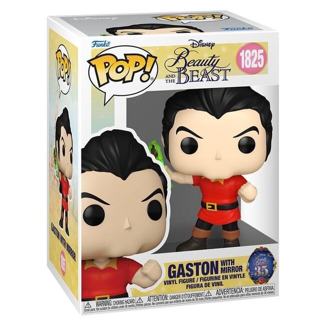 Beauty and the Beast POP! Disney Vinyl Figure Gaston w/Mirror 9 cm