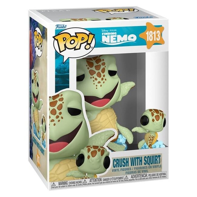 Finding Nemo POP! & Buddy Vinyl Figure Crush w/Squirt 9 cm