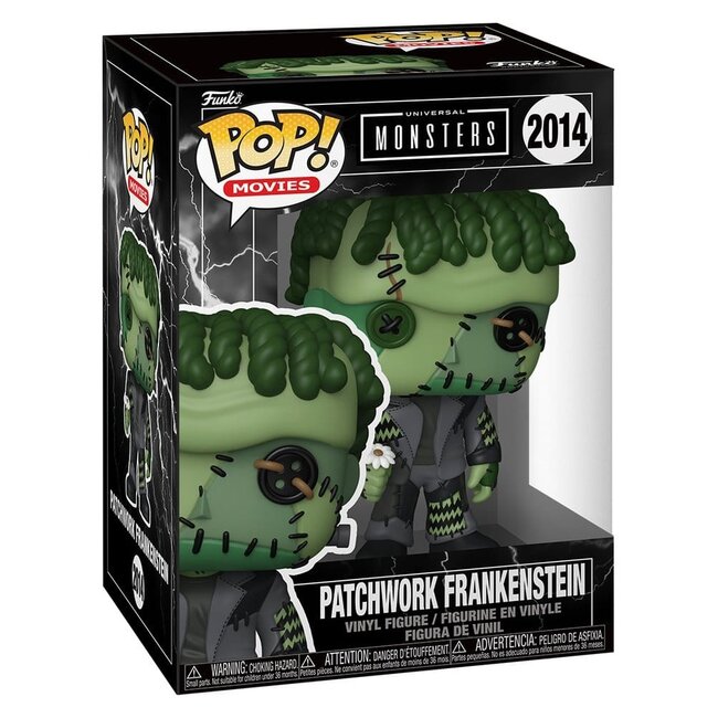 Universal Monsters Patchwork POP! Movies Vinylfigur Frankensteins Monster 9 cm