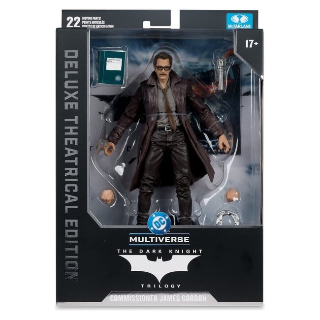 DC Multiverse Actionfigur Commissioner James Gordon (The Dark Knight Trilogie) Deluxe Kinoedition 18 cm
