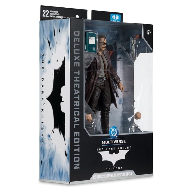 DC Multiverse Actionfigur Commissioner James Gordon (The Dark Knight Trilogie) Deluxe Kinoedition 18 cm