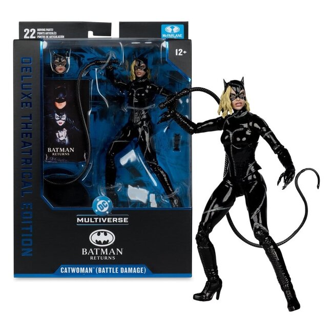 DC Multiverse Action Figure Catwoman (Battle Damage) (Batman Returns) Deluxe Theatrical Edition 18 cm