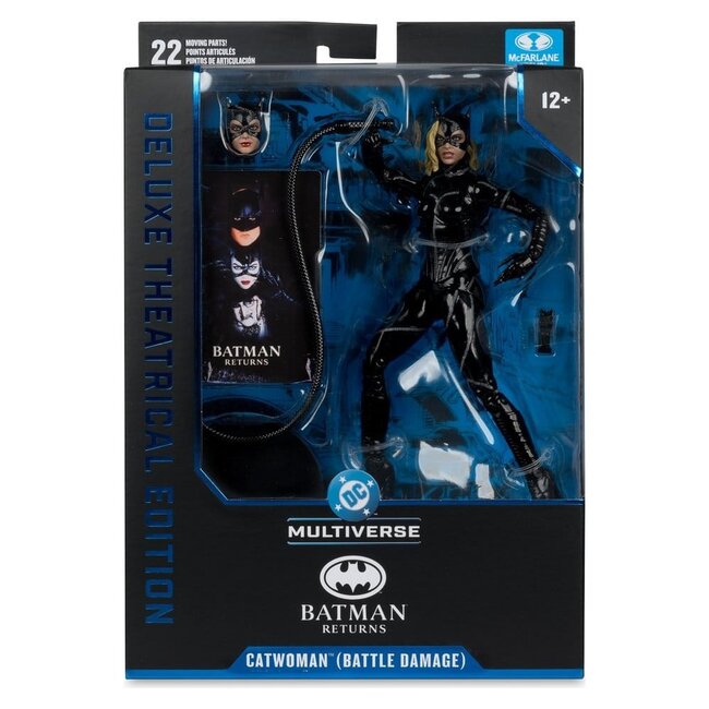 DC Multiverse Actionfigur Catwoman (Kampfspuren) (Batman Returns) Deluxe Kinoedition 18 cm