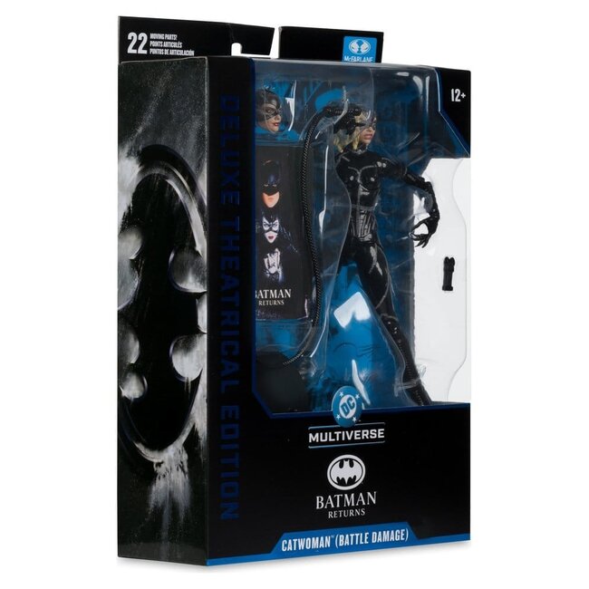 DC Multiverse Actionfigur Catwoman (Kampfspuren) (Batman Returns) Deluxe Kinoedition 18 cm