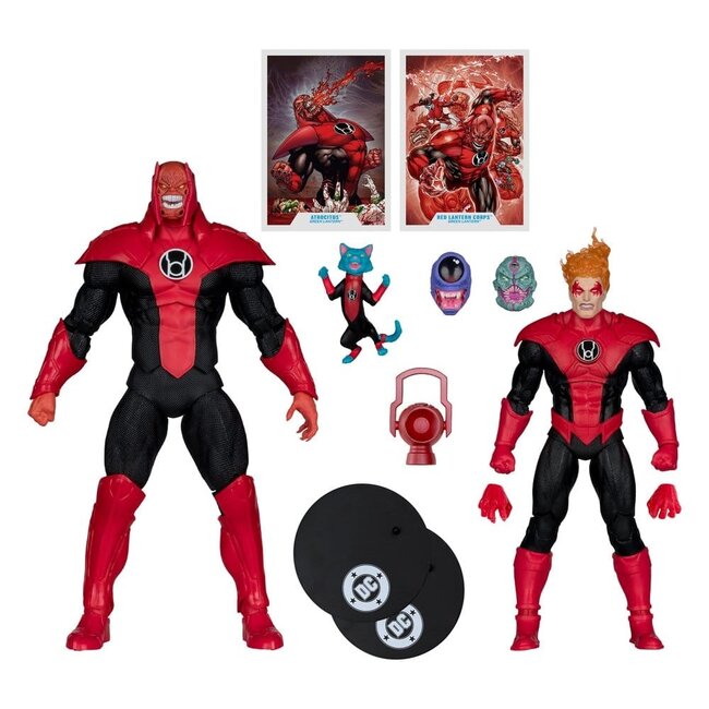 DC Multiverse Action Figures 2-Pack Atrocitus and Red Lantern Corps (Green Lantern) 18 cm