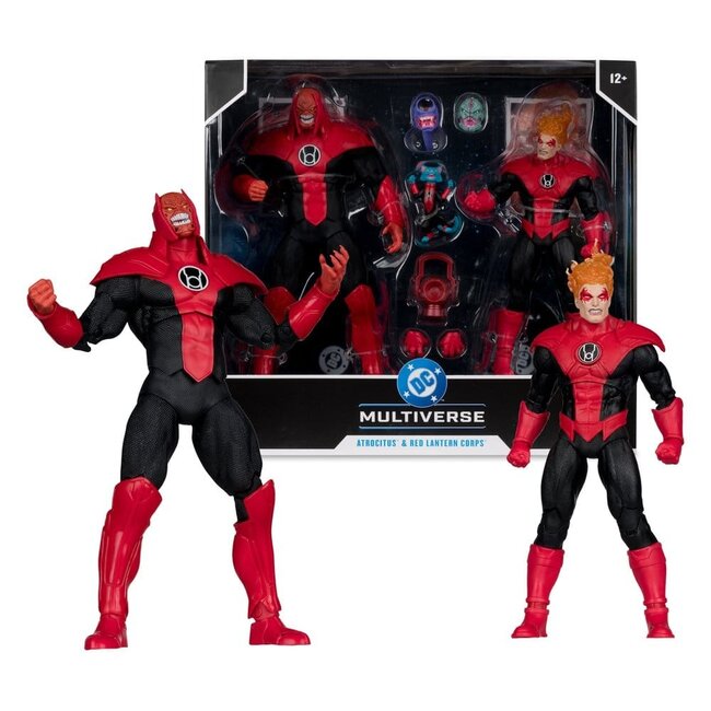 DC Multiverse Actionfiguren 2er-Pack Atrocitus und Red Lantern Corps (Green Lantern) 18 cm