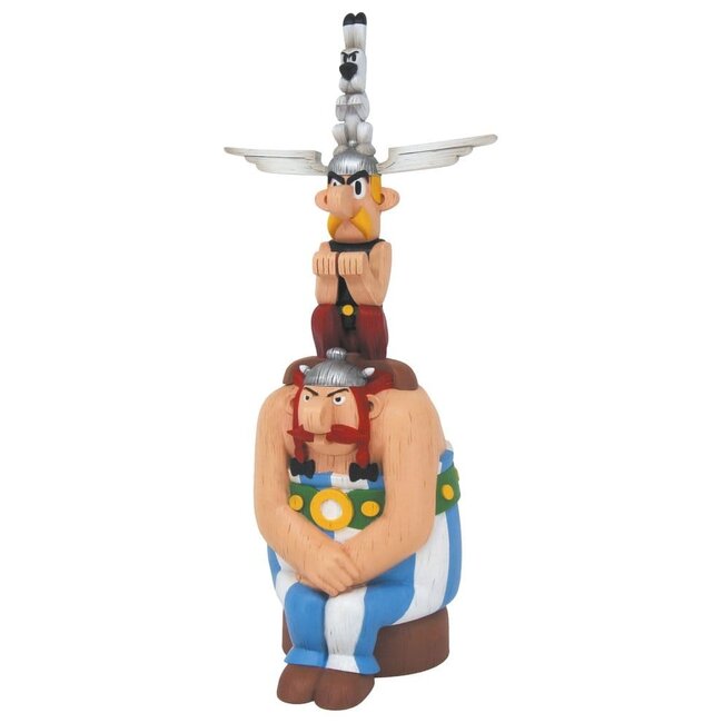 Asterix Resin Statue Totem Asterix, Obelix & Dogmatix 40 cm