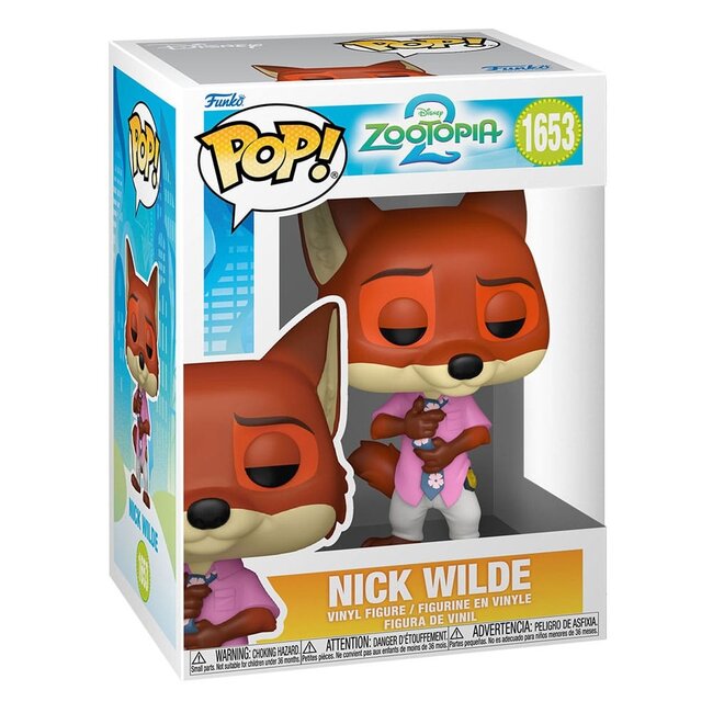 Zootopia 2 POP! Movies Vinyl Figur Nick Wilde 9 cm