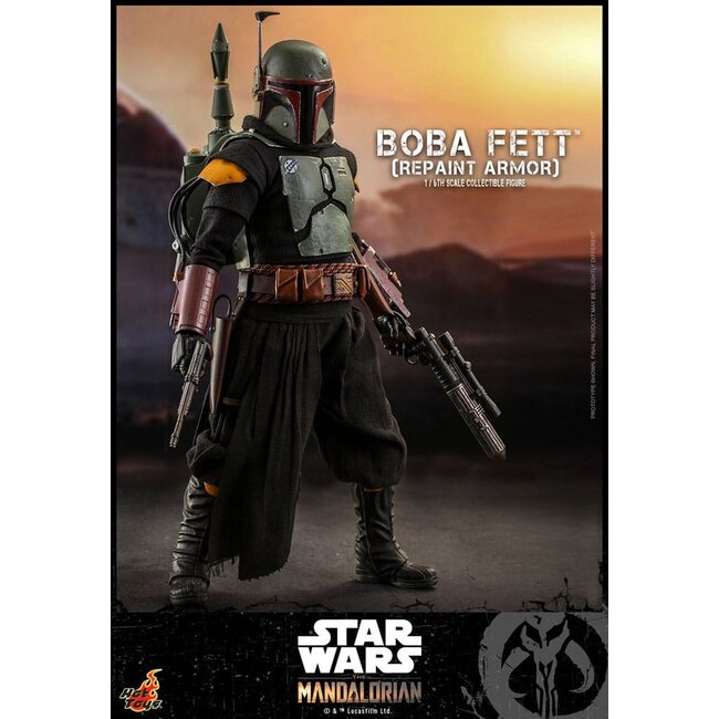 Star Wars: The Mandalorian Action Figure 1/6 Boba Fett Repaint Armor Special Edition 30 cm