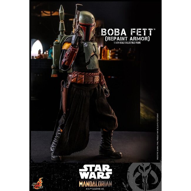 Star Wars: The Mandalorian Action Figure 1/6 Boba Fett Repaint Armor Special Edition 30 cm