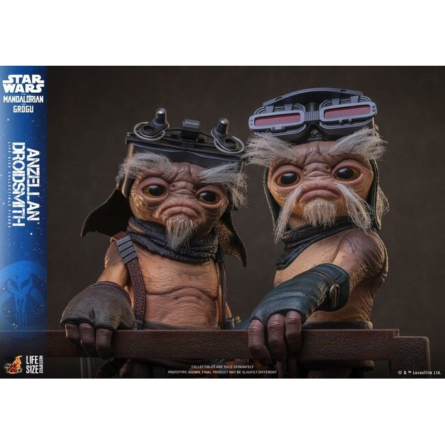 Star Wars: The Mandalorian & Grogu Life-Size Figure Anzellan Droidsmith 27 cm
